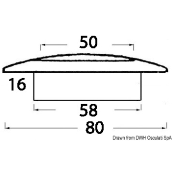 Plafoniera stagna LED bianca 