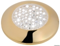 Plafoniera stagna LED dorata 