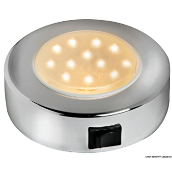 Plafoniera Sun 10 LED cromato 