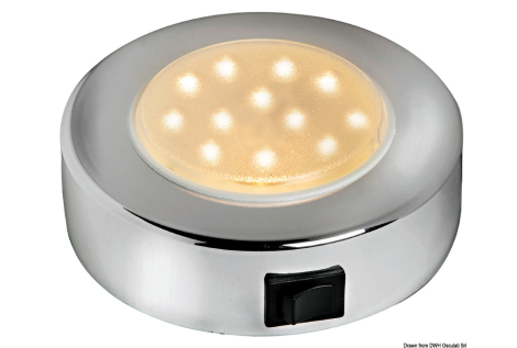 Plafoniera Sun 10 LED cromato 