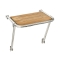 Plancia in Teak e Acciaio Inox 450x390mm