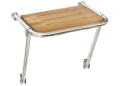 Plancia in Teak e Acciaio Inox 450x390mm