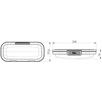 Plancia Radio Cover - White