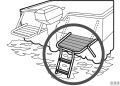 Plancia con Scaletta 3 Gradini In Acciaio Inox L