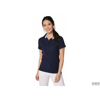 Polo h/h crew tech donna 33984 bianco m