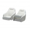 Poltroncina Ocean 51 Flip-Op Bianco/Crema