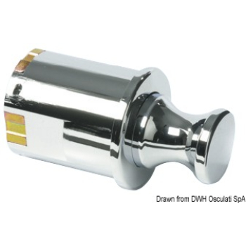 Pomello finitura cromata 