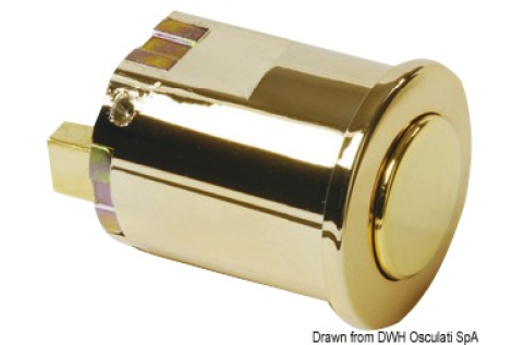 Pomello finitura oro 