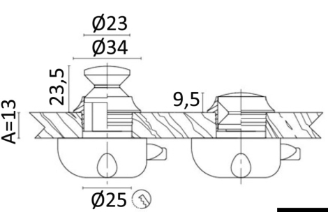Pomello ot.cr. mm 13 