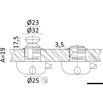Pomello ot.cr. mm 19 
