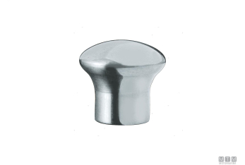 Pomolo d25mm in ottone cromato