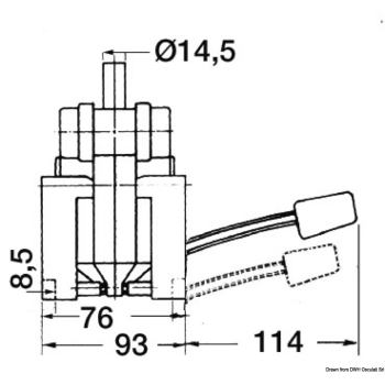 Pompa a pedale per lavello 