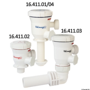 Pompa areazione Attwood MK2 12V 38 l/min in linea 