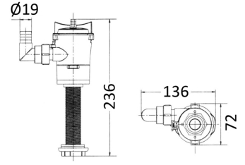 Pompa Europump a paratia per pescato 