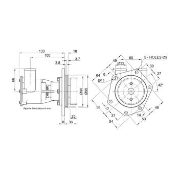 Pompa in bronzo 29640-1001