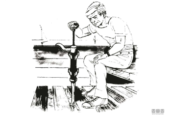 Pompa manuale sentina l55cm< 