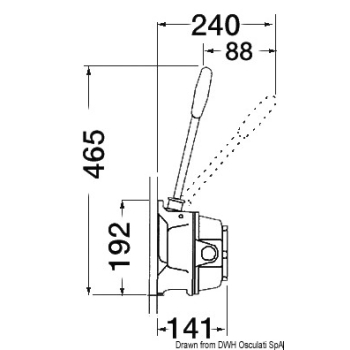 Pompa manuale Whale per acque nere 