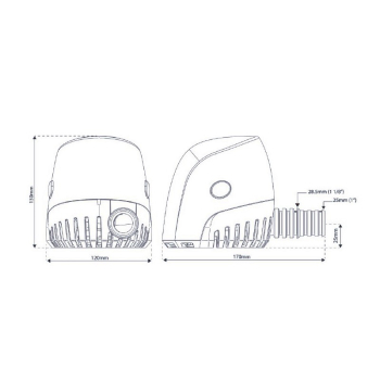 Pompa orca auto 1300 gph 24v