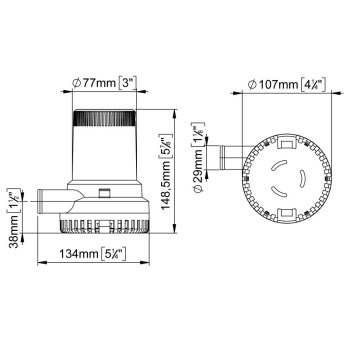 Pompa up 1600 12v