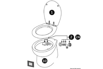 Pompa WC Silent Vacuum 12 V 