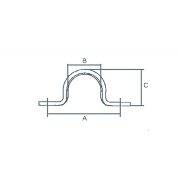 Ponticello inox mm.44x19