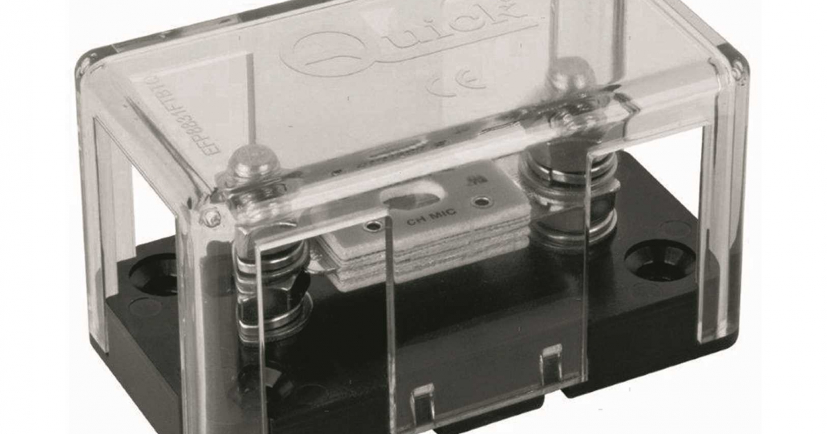 RED WOLF Blocco Fusibili ANL Per Autoradio Con Blocco Fusibile Da 300 Amp 12 V, Con - Foto 3