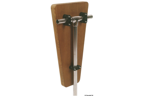 Porta motore in teak 3 morsetti 