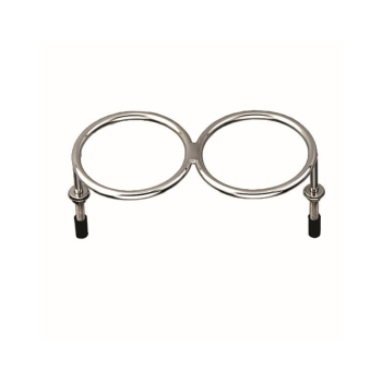 Portabicchiere inox ad un anello