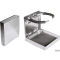 Portabicchiere pieghevole inox