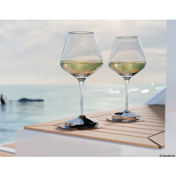 Portacalici inox finitura colore oro 