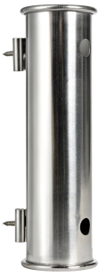 Coppia Portacanne da Parete in Acciaio Inox AISI 316 