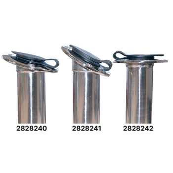 Portacanna inox inclinato 15°