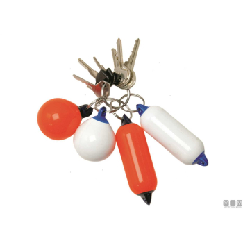 Portachiavi boa arancio/blu