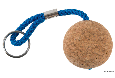 Portachiavi pallina sughero 50 mm 