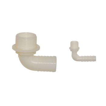 Portagomma 3/8 pvc curvo