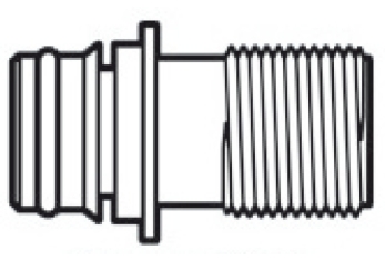 Portagomma 90° filettato 1/2" 