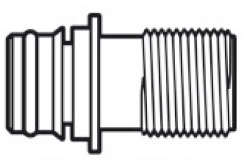 Portagomma 90° filettato 1/2" 