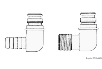 Portagomma Flojet 1/2" filettato 