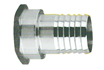 Portagomma inox femmina 1 1/4" x 35 mm 