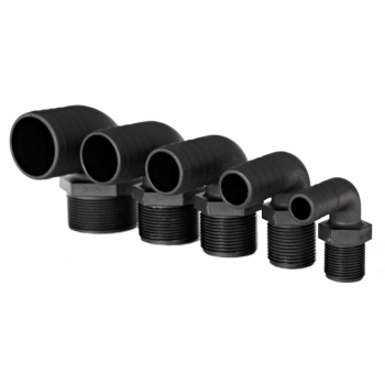 Portagomma nero 90° filett 1" 25mm