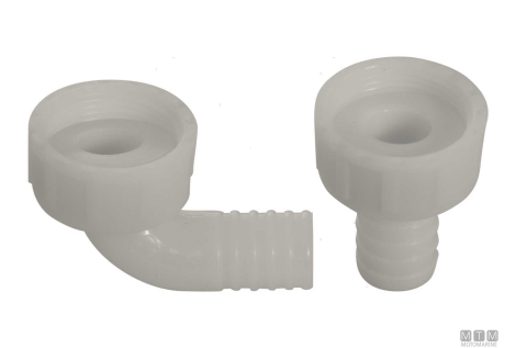 Portagomma piletta 90° 1"1/4x25 pp 
