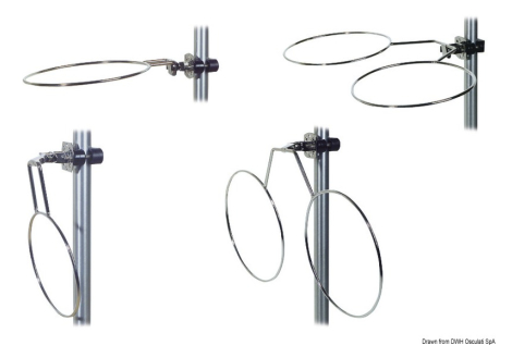 Portaparabordi doppio 150 mm 