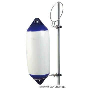 Portaparabordi doppio 150 mm 