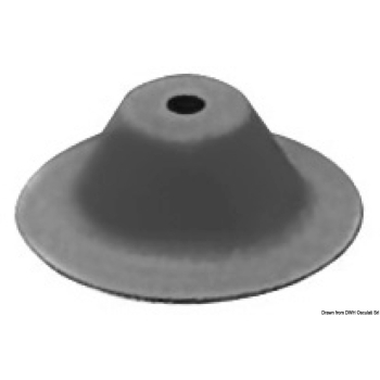 Portatendalino grigio scuro RAL 7012 100 mm 