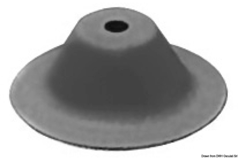 Portatendalino grigio scuro RAL 7012 100 mm 