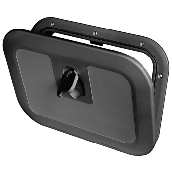 Portello a filo nero 375 x 375 mm 