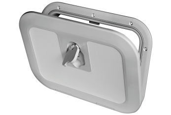 Portello a filo RAL 7042 380 x 280 mm 