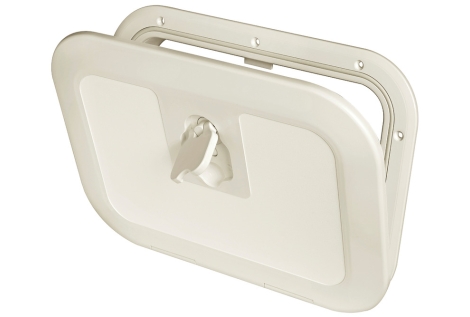 Portello a filo RAL 9001 600 x 350 mm 