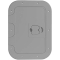 Portello estraibile grigio 350 x 600 mm 