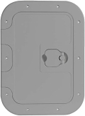 Portello estraibile grigio 350 x 600 mm 